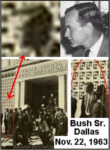 George Herbert Walker Bush in Dallas Texas on November 22, 1963